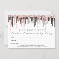 Lashes Makeup Certificate Geschenk