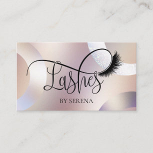 Lashes Schönheit Makeup Girl Lash Visitenkarte