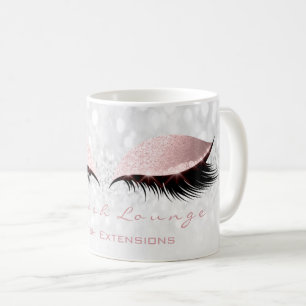 Lashes Studio Pastel Pink Makeup Grau Kaffeetasse