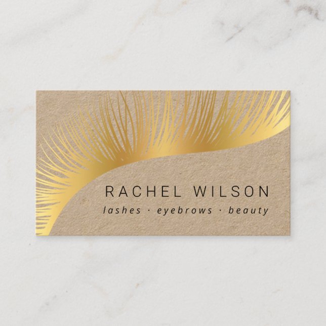 Lashes Visitenkarte (Vorderseite)