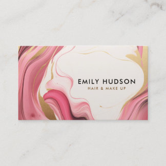 Lashhaar und Make-up Visitenkarte