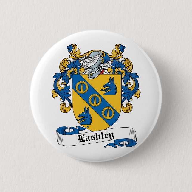 Lashley Familienwappen Button (Vorderseite)
