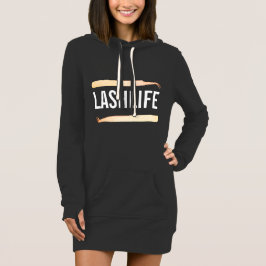 LASHLIFE Kapuzenpulli-Kleid Hoodie