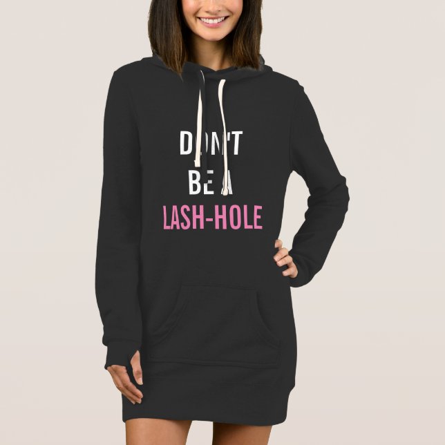 LASHLIFE Kapuzenpulli-Kleid Hoodie (Vorderseite)