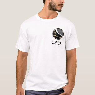 LASP Men's Basic White T - Shirt