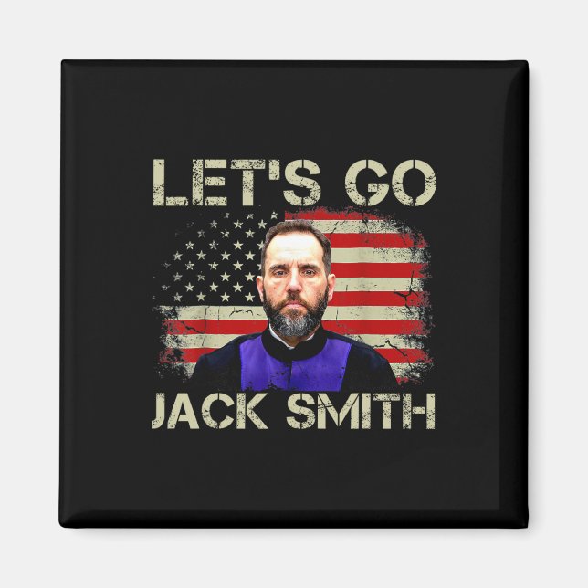 Lass39s Go Jack Smith American Flag Sommer Magnet (Vorne)