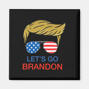 Lass#39;s Go Brandon Chant Funny Biden Political T Magnet
