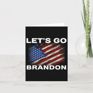 Lass#39;s Go Brandon Flag Joe Biden Donald Trump P Karte