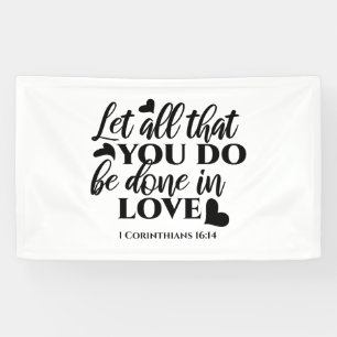 Lass Alle sind in Liebe - 1 Cor 16:14 Banner
