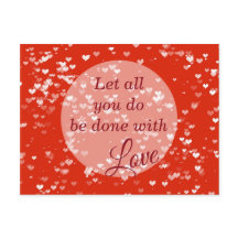 Lass alles, was du machst, mit Liebe 1 Korinther 1