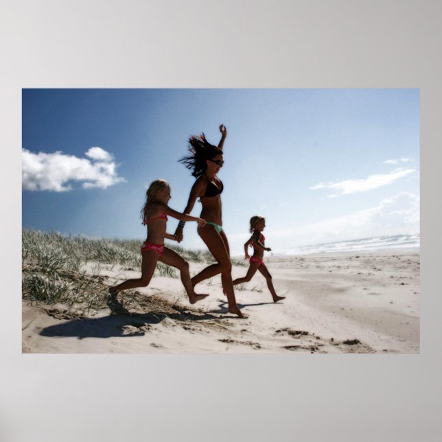 lass am Strand Poster (Vorne)