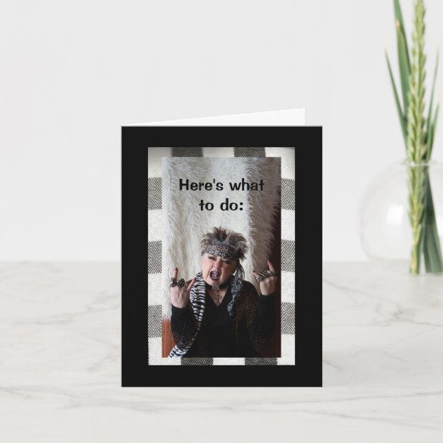 Lass anderen nicht, dich zu beurteilen.. karte (Vorderseite)