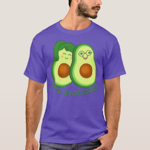 Lass Avocuddle glücklich Avocado Avocado in der Li T-Shirt