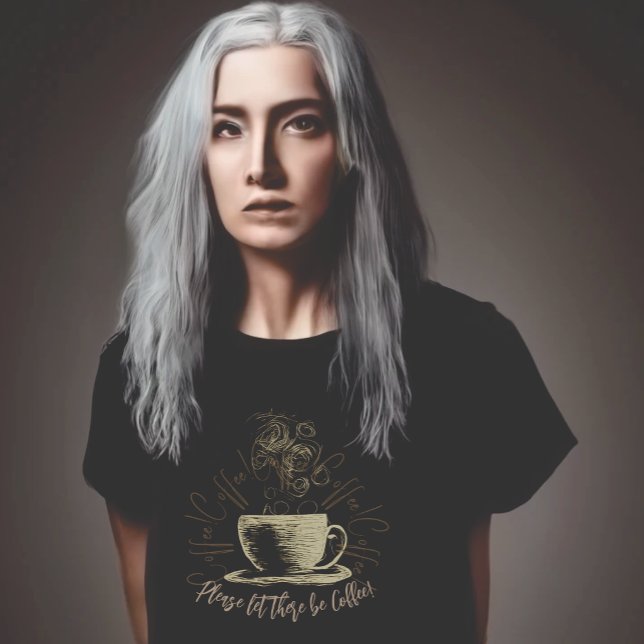 Lass bitte Kaffee! T-Shirt (Von Creator hochgeladen)