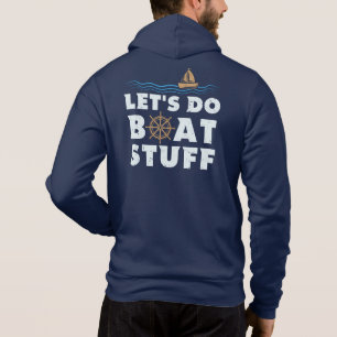 Lass Bootsfahrer für nautische Seeleute Hoodie