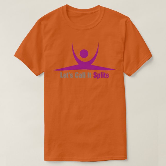 Lass Call It Splits Abstrakt Hanuman Asana Style S T-Shirt (Design vorne)