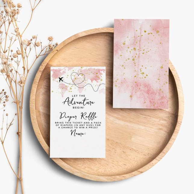 "Lass das Abenteuer an!" Reisekarte Kinderdusche Begleitkarte (Von Creator hochgeladen)