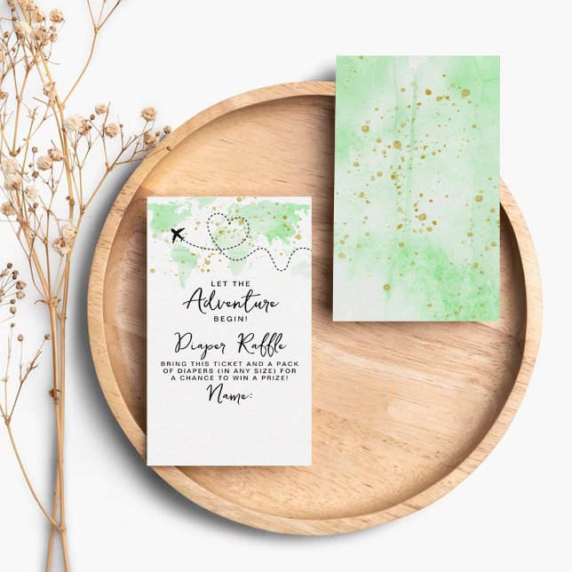 "Lass das Abenteuer an!" Reisekarte Kinderdusche Begleitkarte (Von Creator hochgeladen)