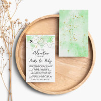 "Lass das Abenteuer an!" Reisekarte Kinderdusche