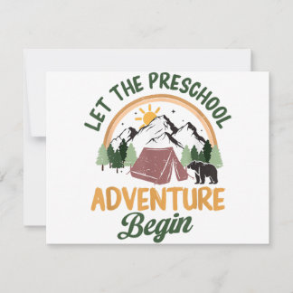 Lass das Abenteuer der Vorschulzeit mit dem Campin