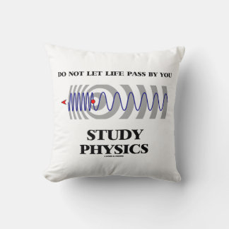 Lass das Leben nicht durch dein Studium der Physik Kissen