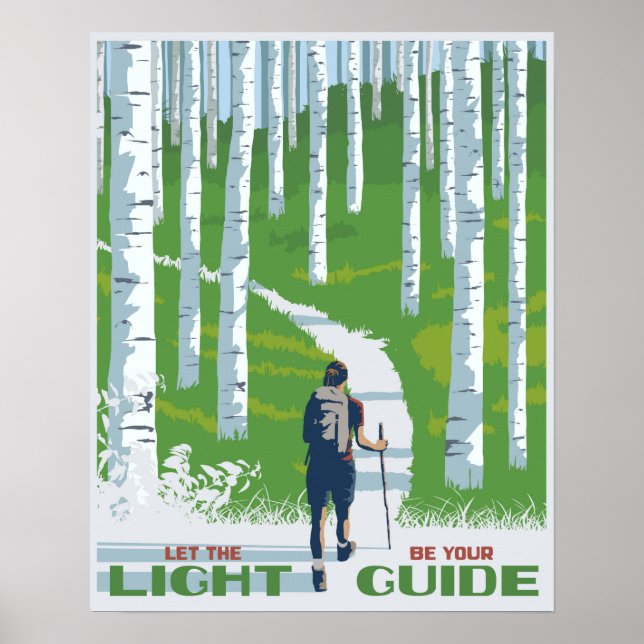 Lass das Licht zu Ihrem Führer Poster (Vorne)