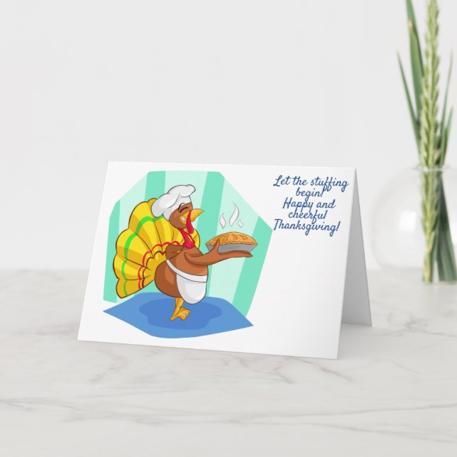 Lass, dass das Zeug anfängt! Dankeskarte (Vorderseite)