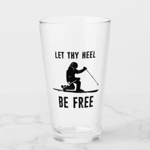 Lass, dass du dich frei bewegen kannst Telemark Sk Glas