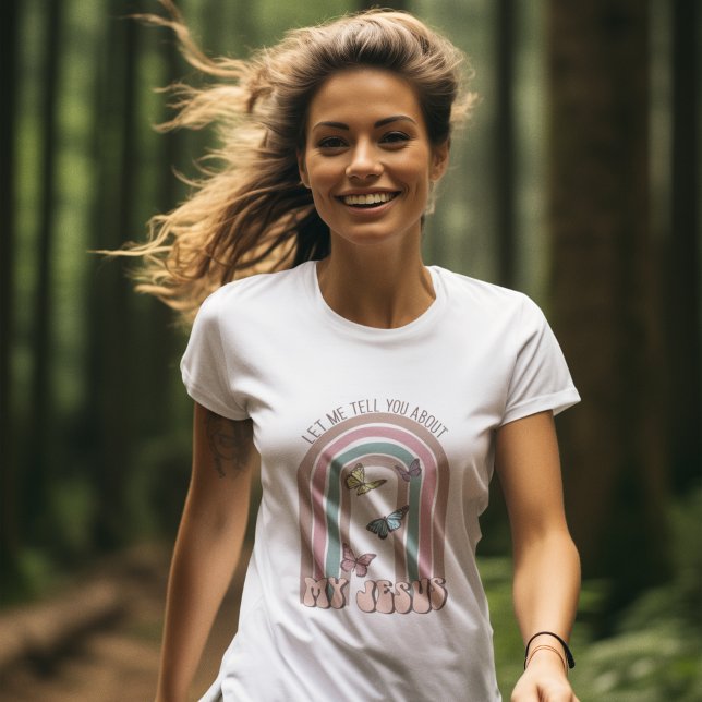 Lass, dass ich dir von meinem Jesus erzähle T-Shirt (Von Creator hochgeladen)