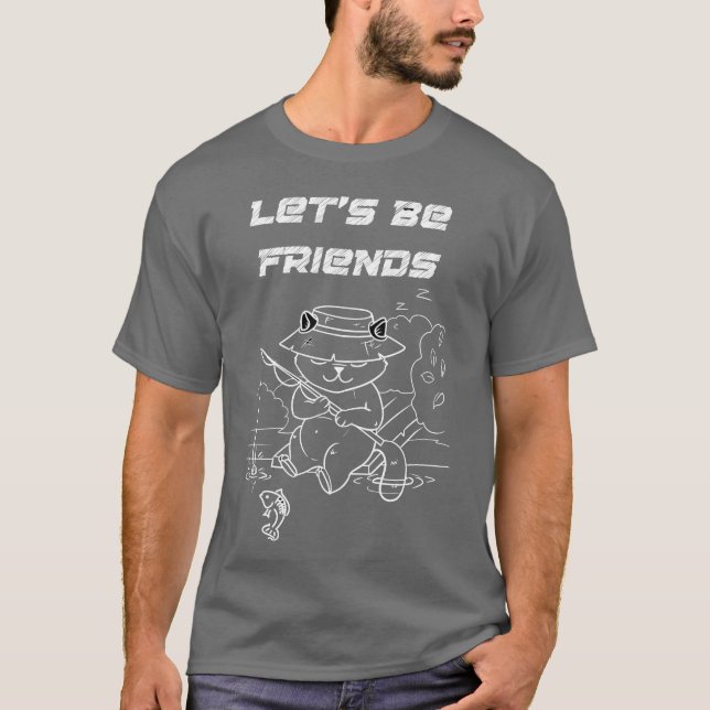 lass, dass wir Freunde Vintag sind T-Shirt (Vorderseite)