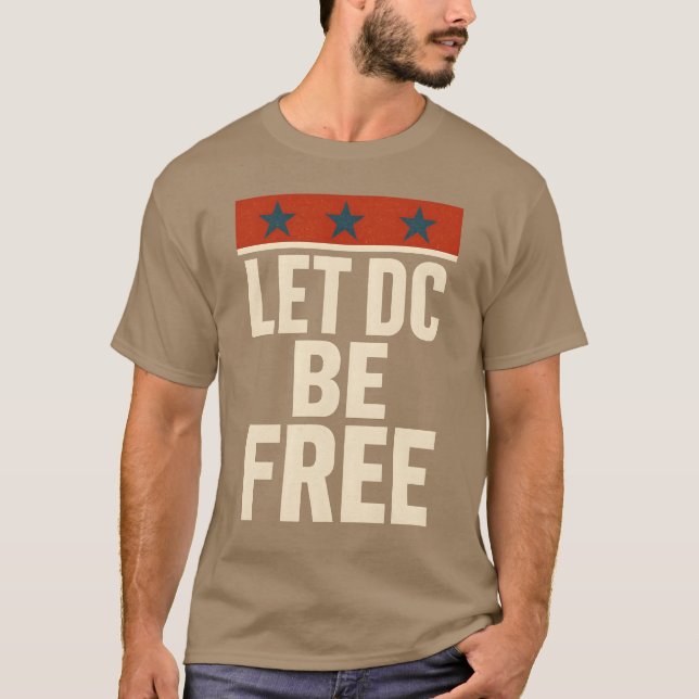 LASS DC FREI SEIN T-Shirt (Vorderseite)