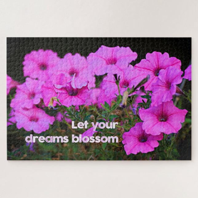 Lass Dein Dreams-Blossom - 20x30 Zoll Puzzle (Horizontal)