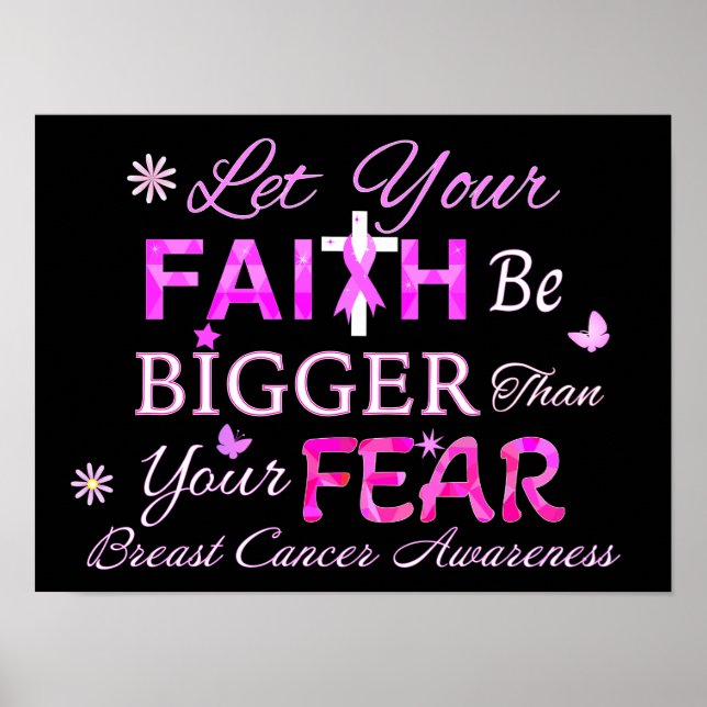 Lass dein GLAUBEN GRÖSSER Poster (Vorne)