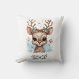 Lass dein helles Rheinbright-Rentier-Kissen Kissen