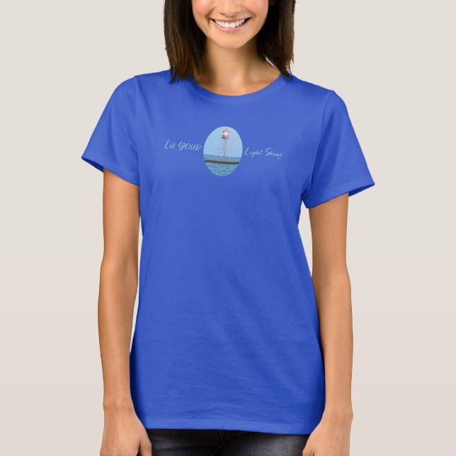 Lass dein Leben Shine Matthew 5:16 T-Shirt (Vorderseite)