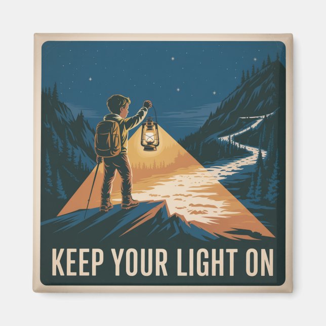 Lass Dein Licht An Magnet (Vorne)