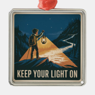 Lass Dein Licht An Ornament Aus Metall