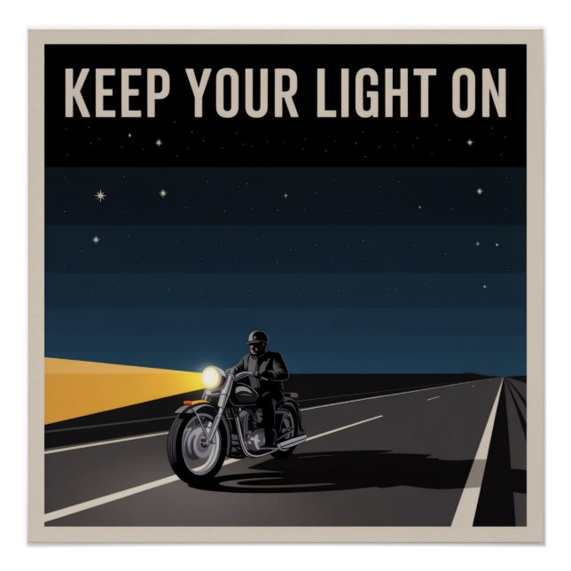 Lass Dein Licht An Poster (Vorderseite)
