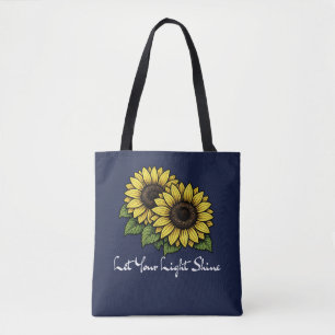 Lass Dein Licht Scheinen Sonnenblumen Frauen T-Shi