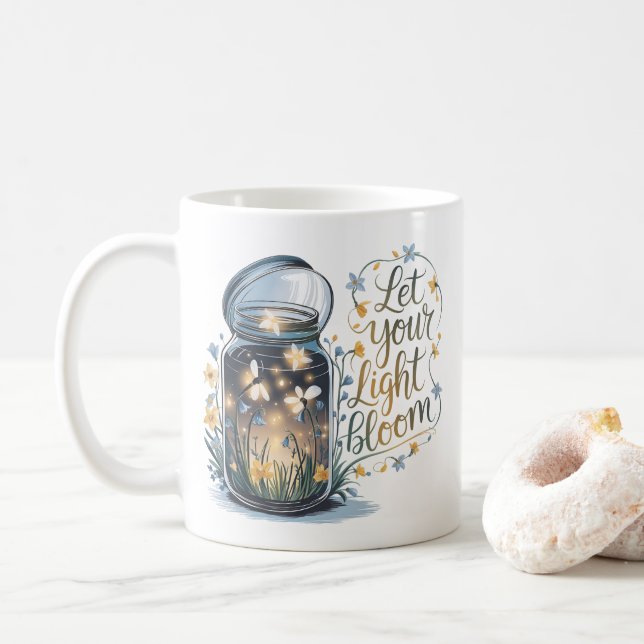 Lass dein Lichtblut Kaffeetasse (Mit Donut)