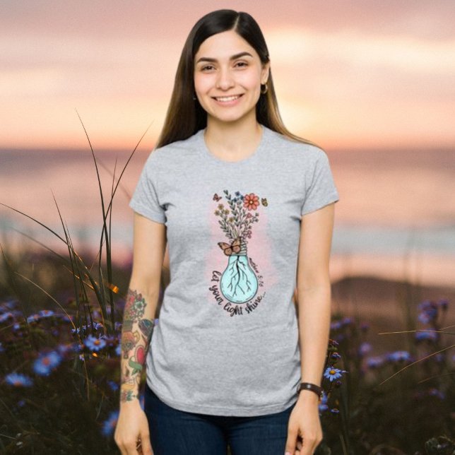 Lass dein Lichtschacht - Matthew 5:16 T-Shirt (Von Creator hochgeladen)