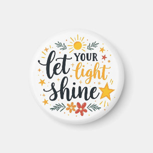 Lass Dein Lichtschacht - Motivierend Bibelangebot Magnet