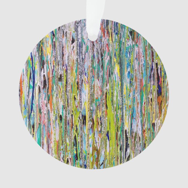 Lass dein Lichtschimmer-Down-Ornament Ornament (Vorderseite)