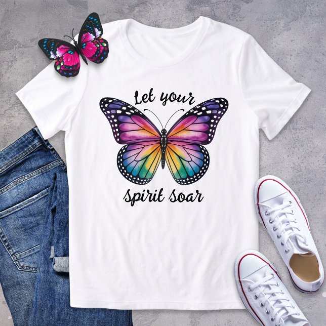Lass Dein Spirit Soar Rainbow Butterfly Shirt (Von Creator hochgeladen)