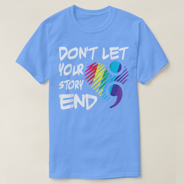 Lass dein Story End-Retro-Programm für psychische  T-Shirt (Design vorne)