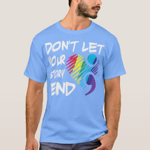 Lass dein Story End-Retro-Programm für psychische  T-Shirt