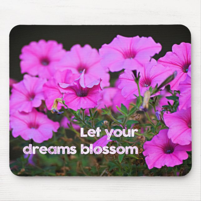 Lass dein Träume Blossom Mousepad (Vorne)