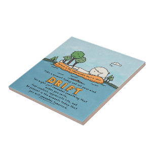 Lass Deine Gedankenbewegung Fliese