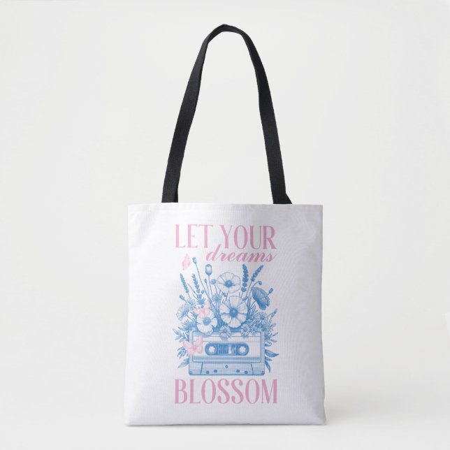 Lass deine Träume Blossom Vintage Blütenpinsel Bla (Vorderseite)