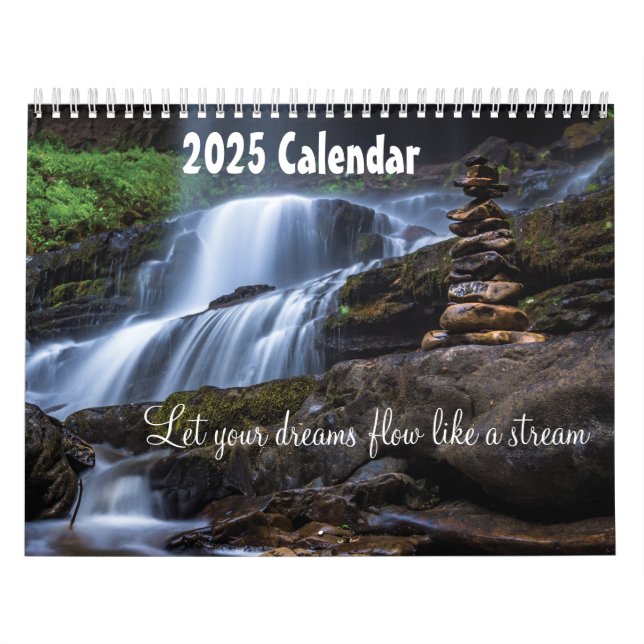 Lass deine Träume wie ein Stream 2025 Kalender (Titelbild)